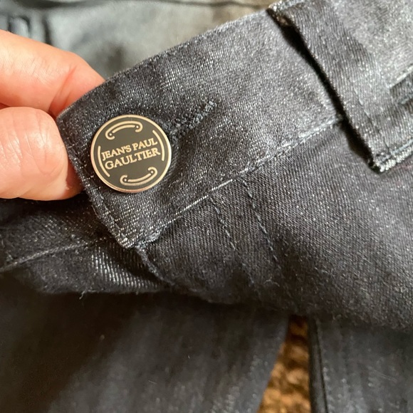 Vintage Jean Paul Gaultier Low Rise Jeans with Zipper & Front Laces - Picture 9 of 13